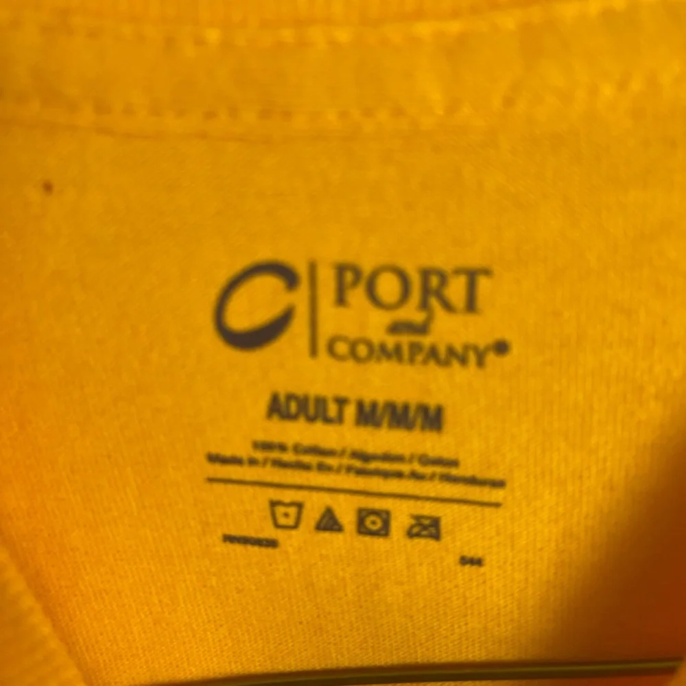 Port and Company Men's Orange Graphic Tee - Picture 5 of 5